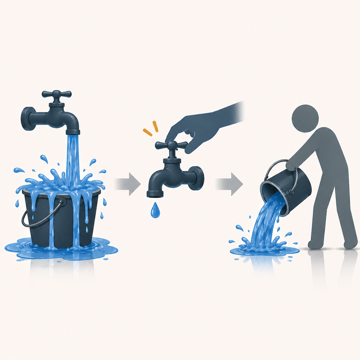 治療と予防の関係を示すイメージ図